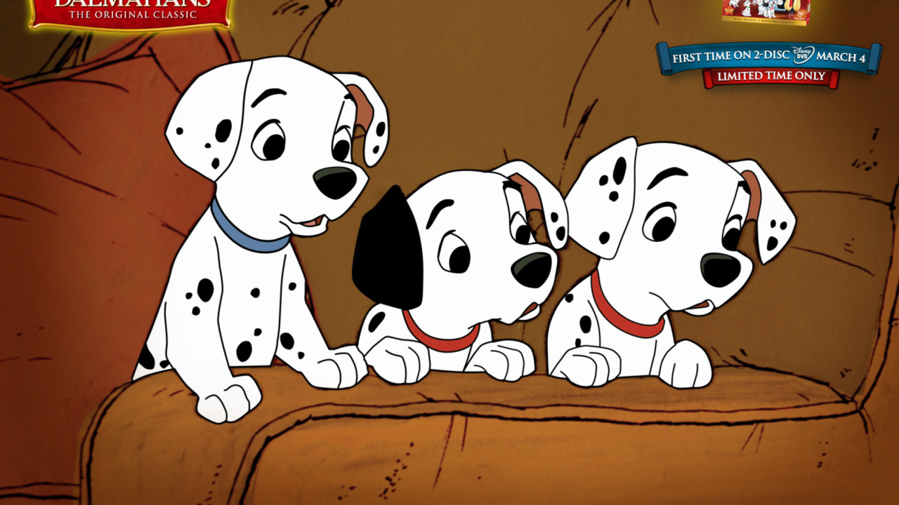 Обои One Hundred and One Dalmatians 1280x720