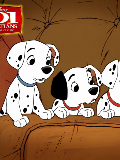 Das One Hundred and One Dalmatians Wallpaper 480x640