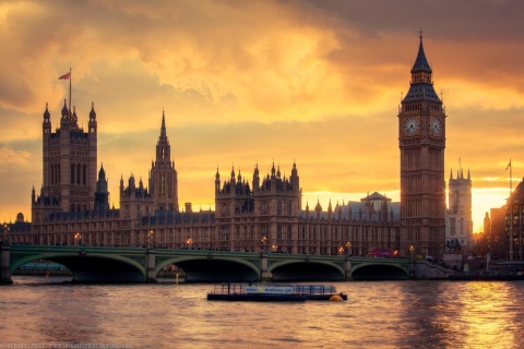 Palace of Westminster wallpaper 480x320
