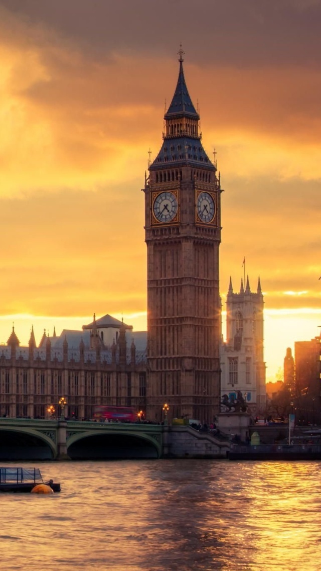 Fondo de pantalla Palace of Westminster 640x1136