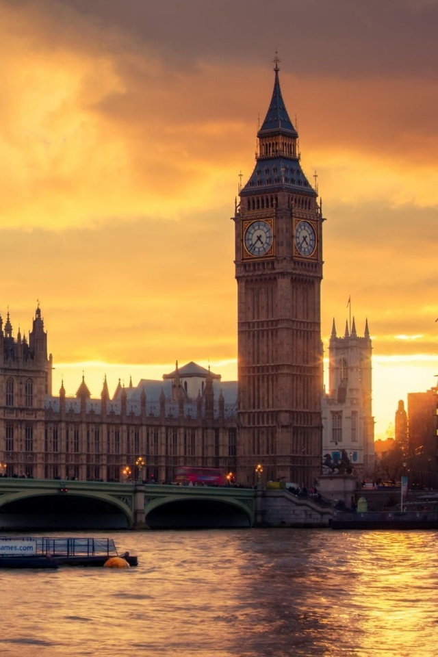 Das Palace of Westminster Wallpaper 640x960