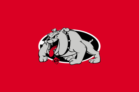 Das Georgia Bulldogs University Team Wallpaper 480x320