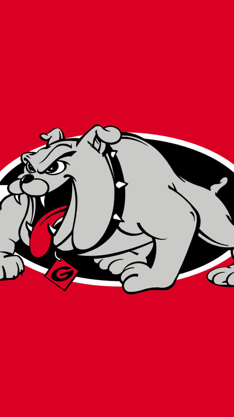Обои Georgia Bulldogs University Team 750x1334