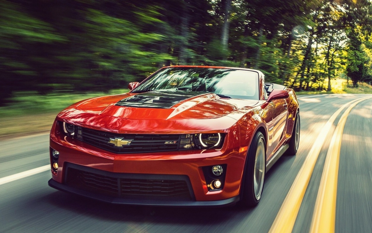 Обои Chevy Camaro ZL1 1280x800