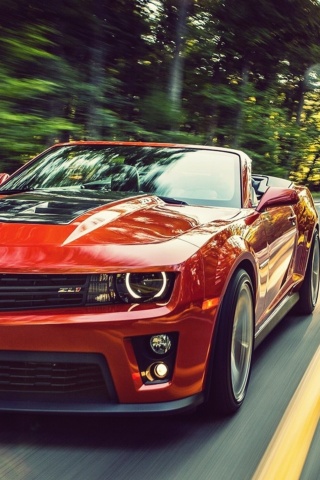 Fondo de pantalla Chevy Camaro ZL1 320x480