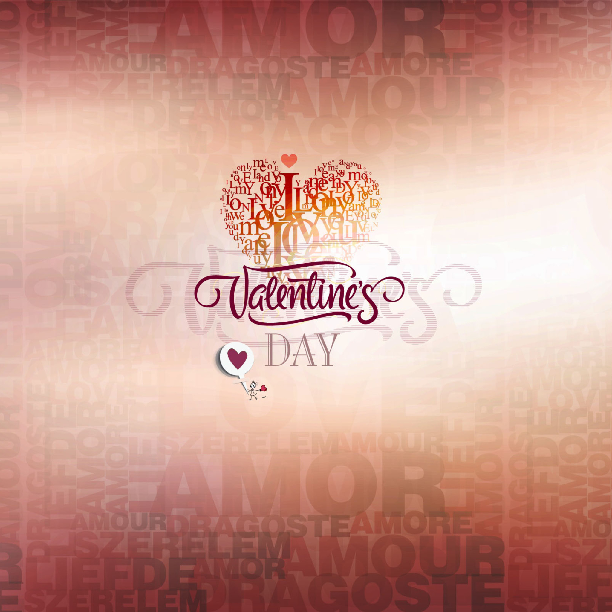 Das It's Valentine's Day! Wallpaper 2048x2048