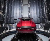 Fondo de pantalla SpaceX Starman Tesla Roadster 176x144