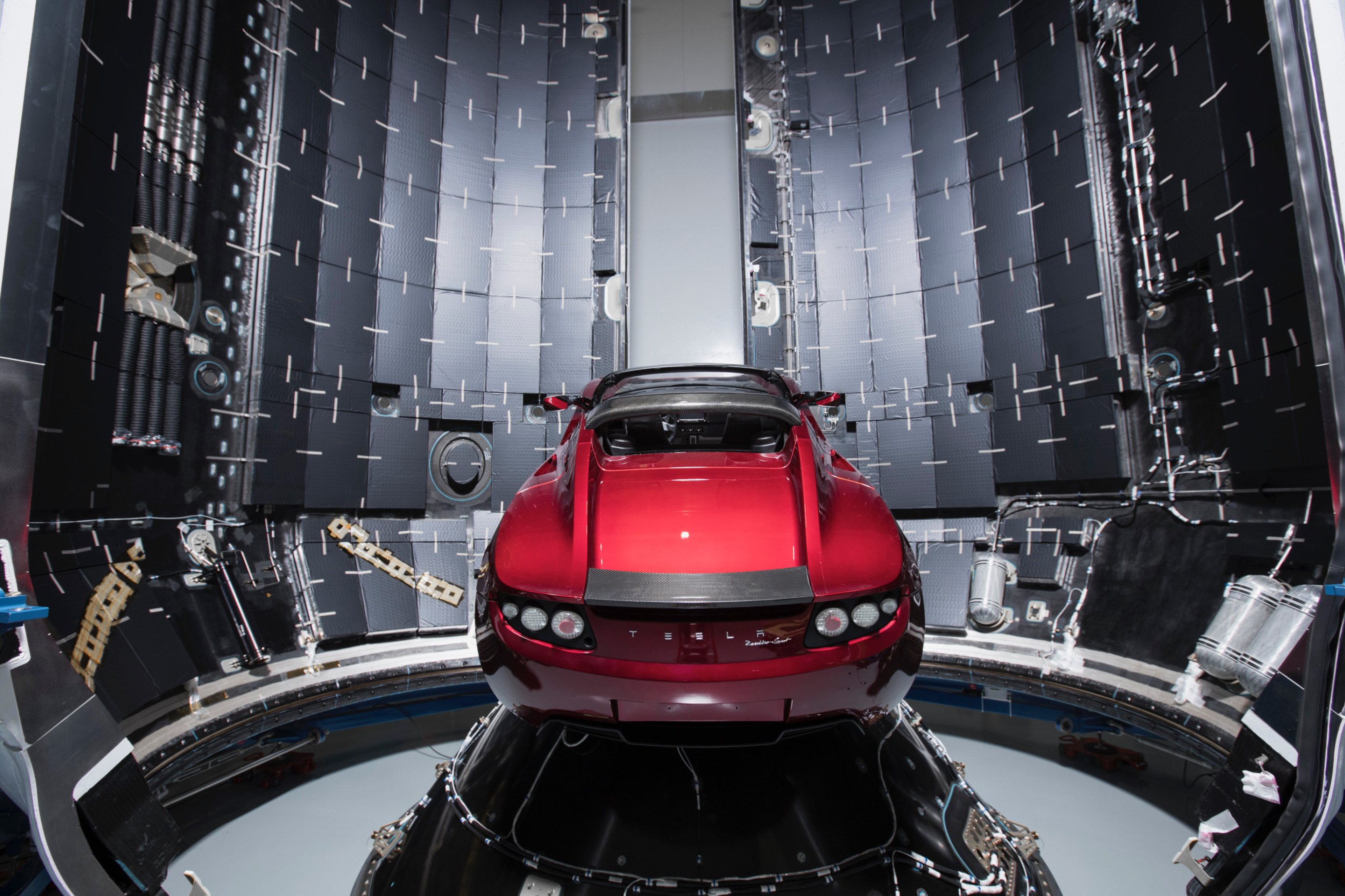 Das SpaceX Starman Tesla Roadster Wallpaper 2880x1920