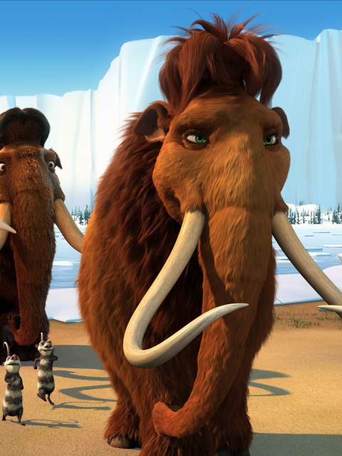 Das Ice Age 2 The Meltdown Wallpaper 480x640