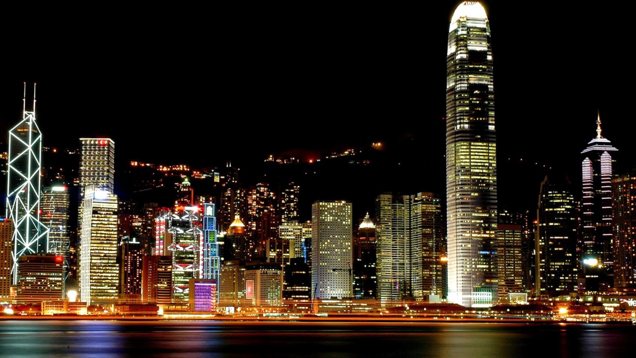 Hong Kong City wallpaper 1280x720
