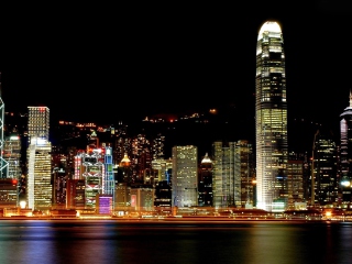 Hong Kong City wallpaper 320x240
