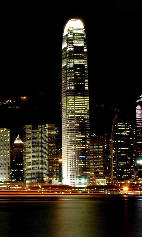 Fondo de pantalla Hong Kong City 480x800