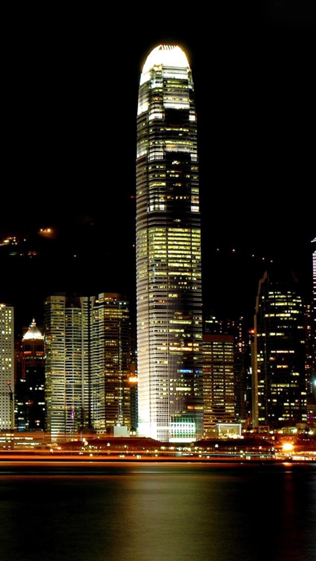 Обои Hong Kong City 640x1136