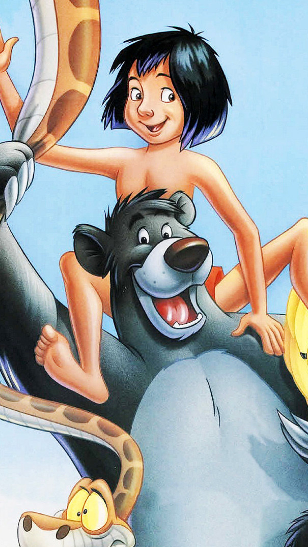 Sfondi The Jungle Book HD, Mowglis Brothers 1080x1920
