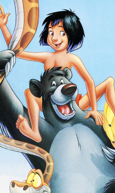 Das The Jungle Book HD, Mowglis Brothers Wallpaper 480x800