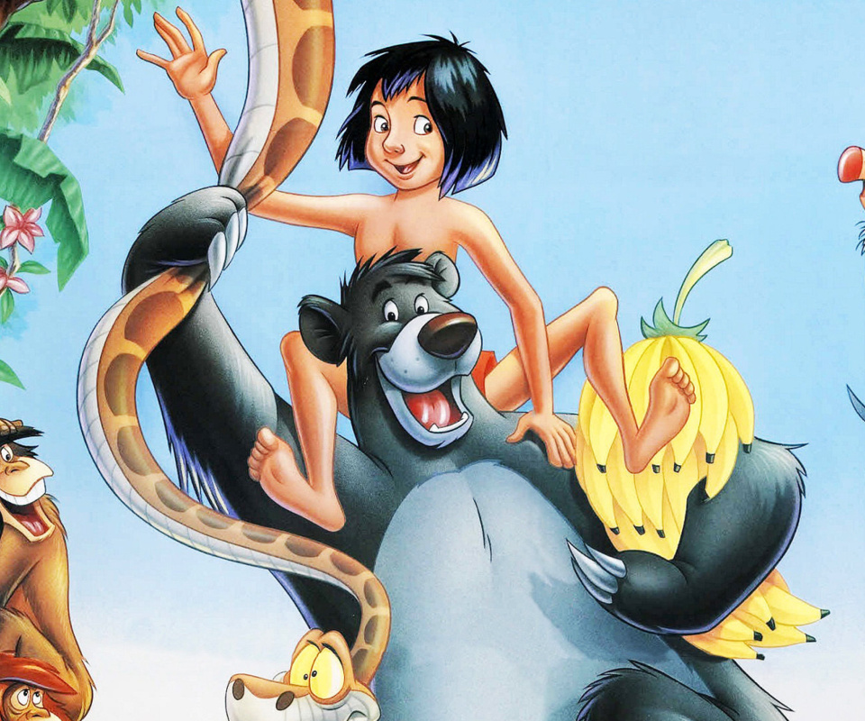 Обои The Jungle Book HD, Mowglis Brothers 960x800