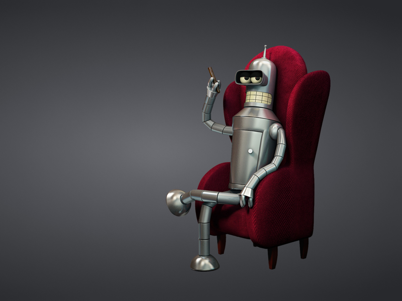 3D Bender Futurama screenshot #1 1280x960