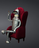 3D Bender Futurama wallpaper 128x160