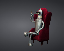 3D Bender Futurama screenshot #1 220x176