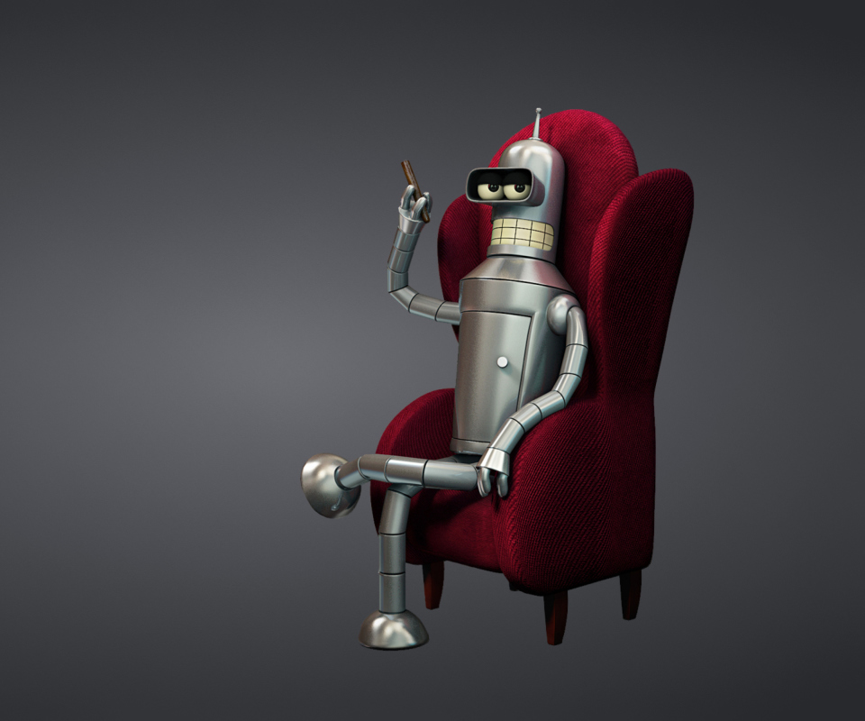 3D Bender Futurama screenshot #1 960x800