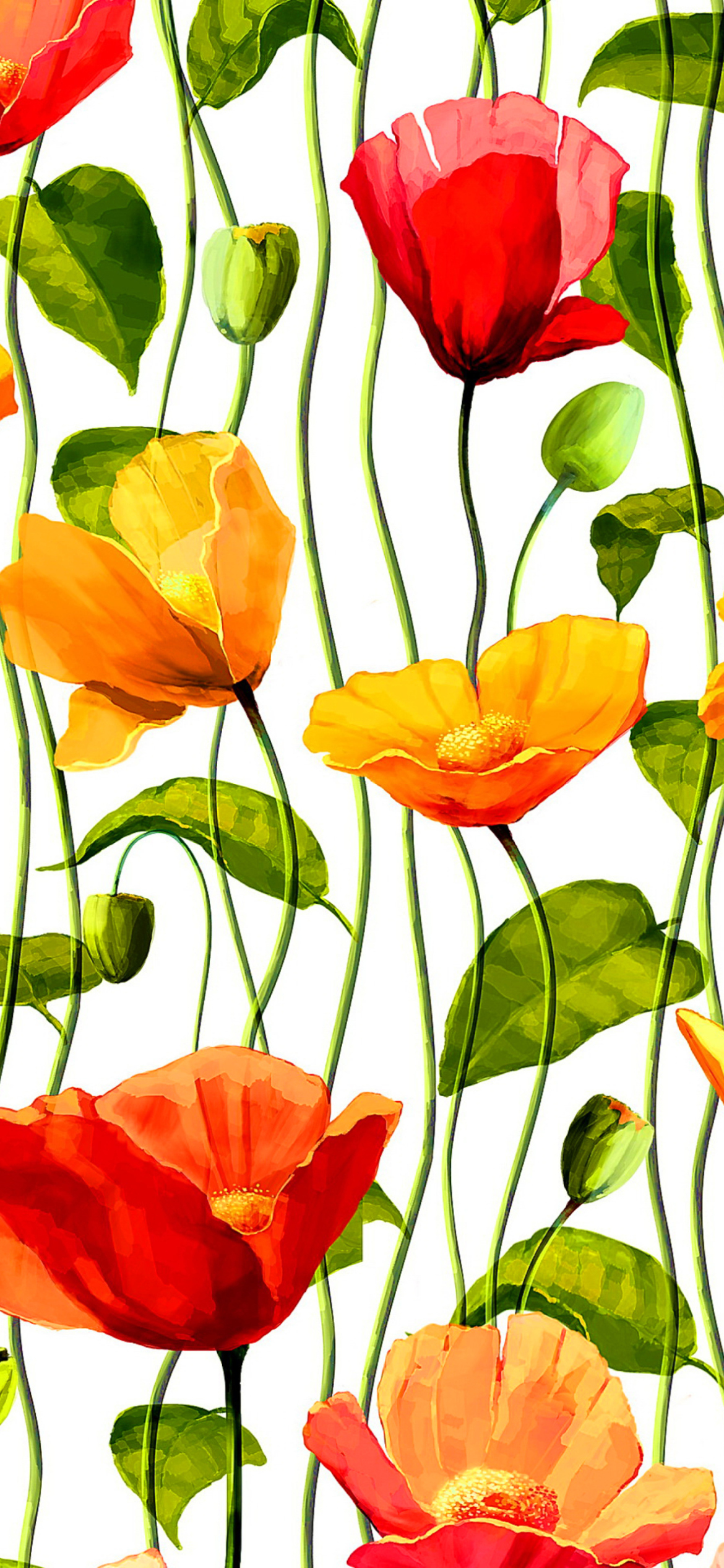 Floral Pattern wallpaper 1170x2532