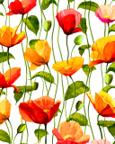 Screenshot №1 pro téma Floral Pattern 128x160