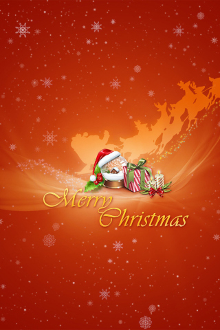 Fondo de pantalla Merry Christmas 320x480