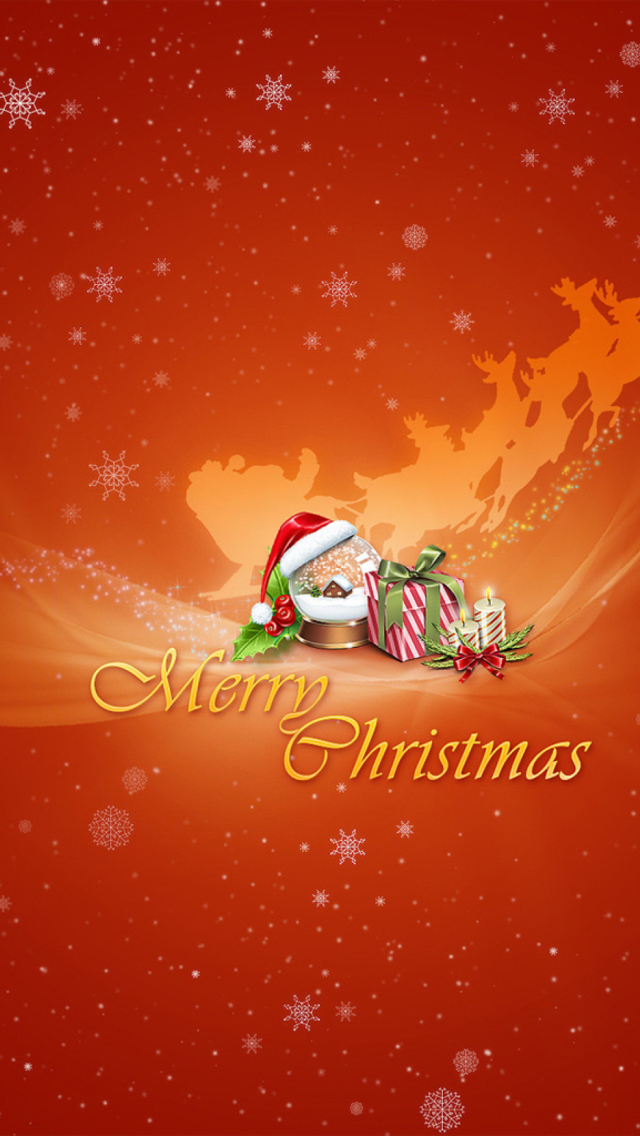 Sfondi Merry Christmas 640x1136