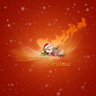 Merry Christmas - Obrázkek zdarma pro iPad