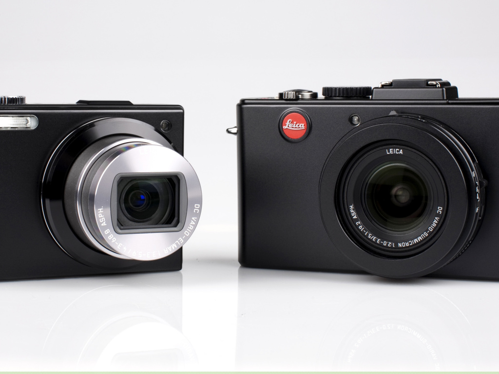 Обои Leica D Lux 5 and Leica V LUX 1 1024x768