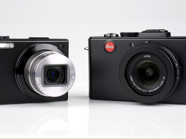 Обои Leica D Lux 5 and Leica V LUX 1 640x480