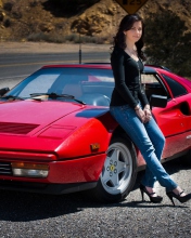 Sfondi Ferrari Girl 176x220