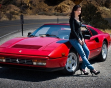 Sfondi Ferrari Girl 220x176