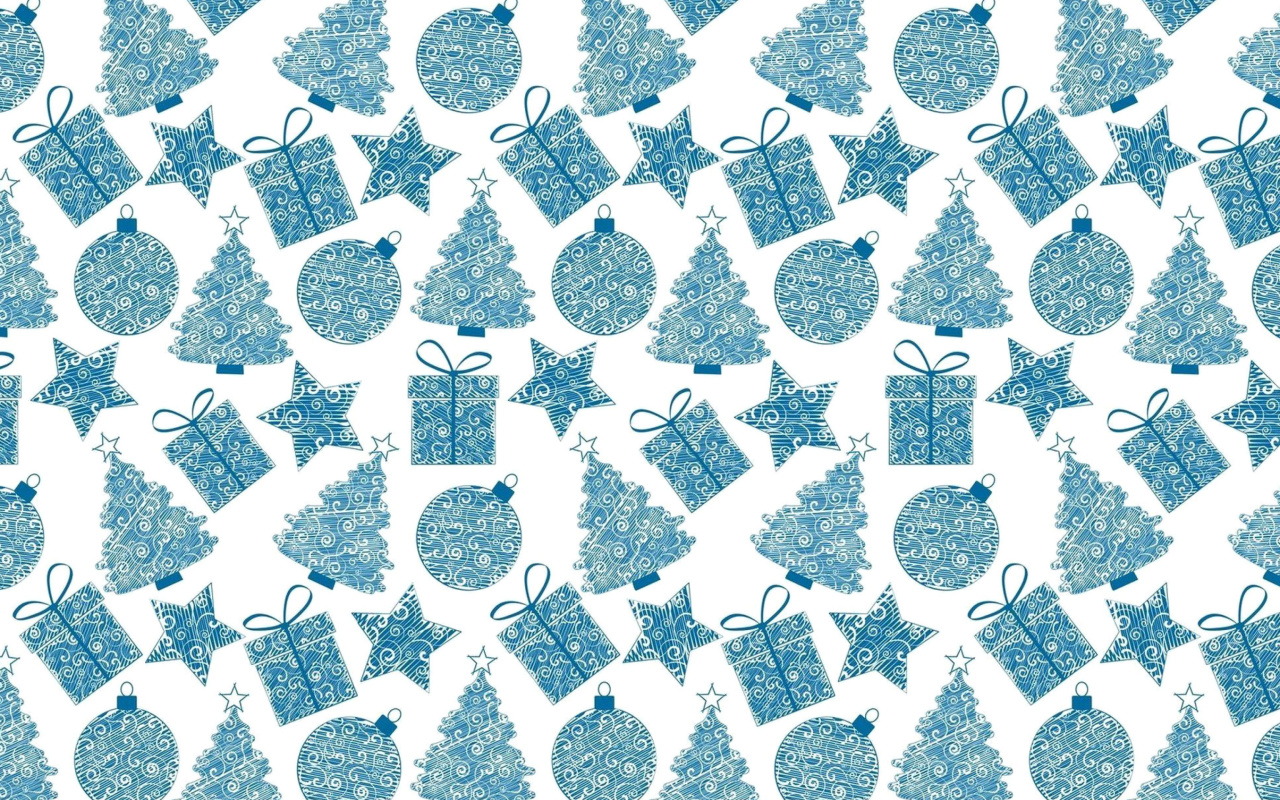 Sfondi Christmas Blue Texture 1280x800