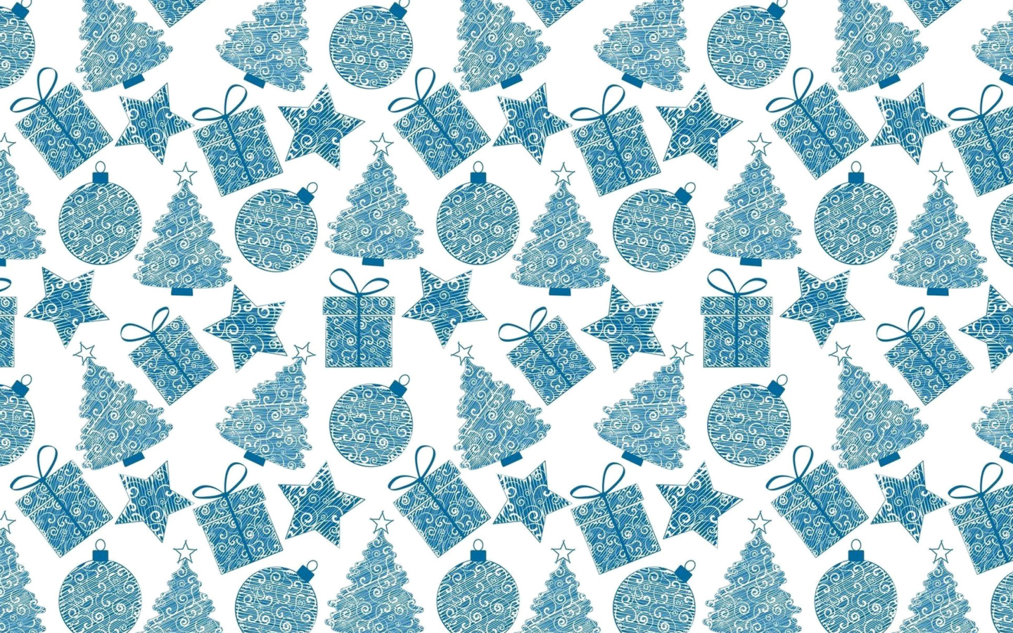 Обои Christmas Blue Texture 1440x900