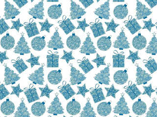 Christmas Blue Texture screenshot #1 320x240