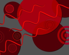 Red Crazy Design wallpaper 220x176