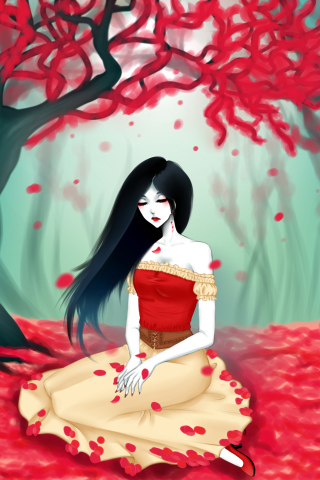 Das Vampire Queen Wallpaper 320x480