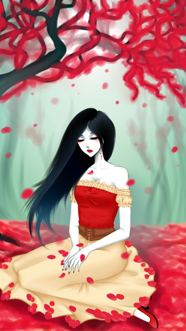 Fondo de pantalla Vampire Queen 640x1136