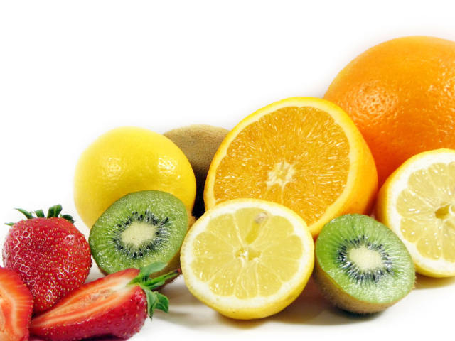 Das Assorted Fruits Wallpaper 640x480