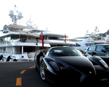 Обои Cars Monaco And Yachts 220x176