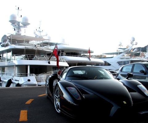 Sfondi Cars Monaco And Yachts 480x400