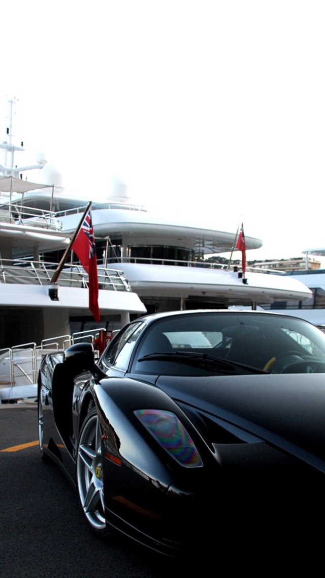 Das Cars Monaco And Yachts Wallpaper 640x1136