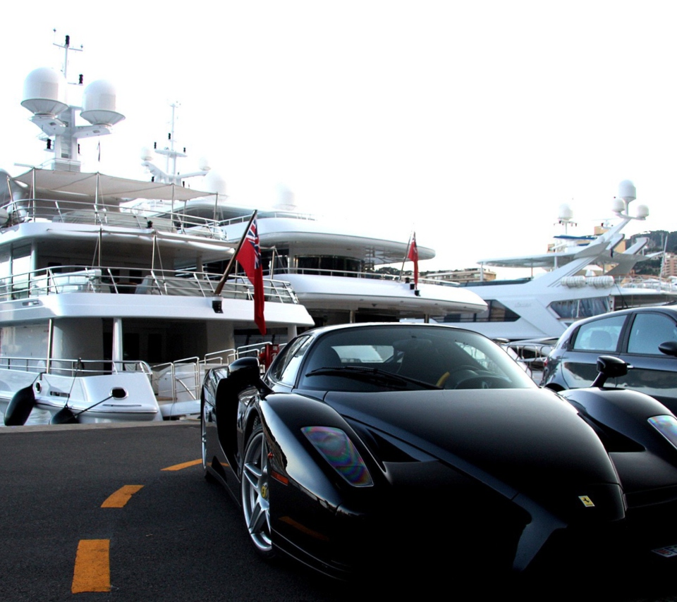 Обои Cars Monaco And Yachts 960x854