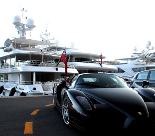 Cars Monaco And Yachts - Obrázkek zdarma pro iPad Air