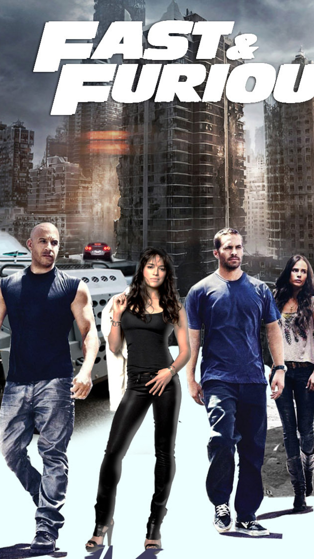 Fondo de pantalla Fast Furious 7 1080x1920