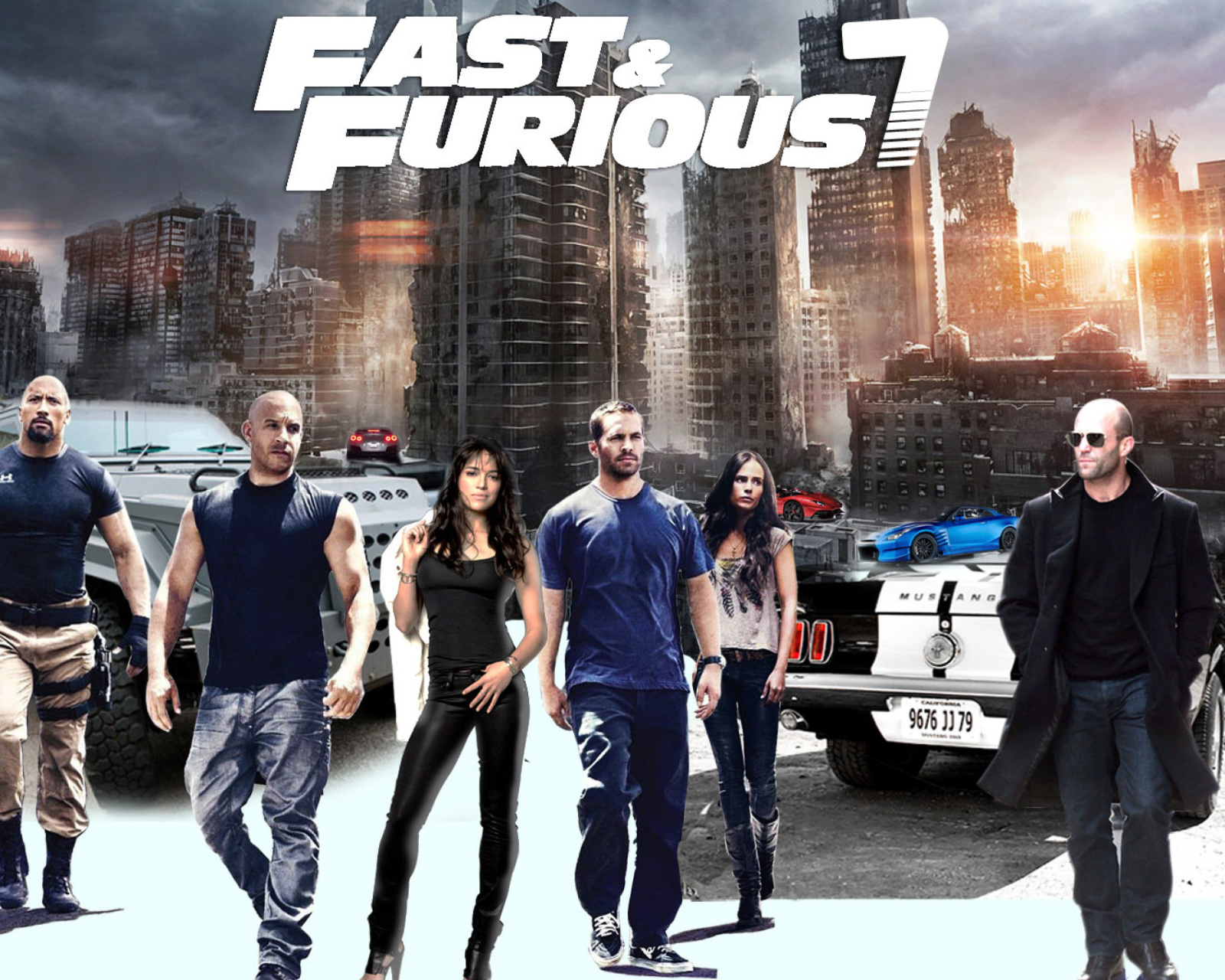 Обои Fast Furious 7 1600x1280