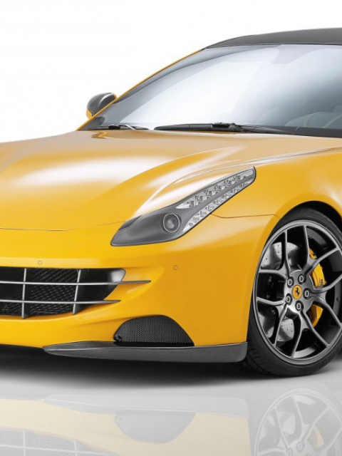 Ferrari FF novitec Rosso wallpaper 480x640