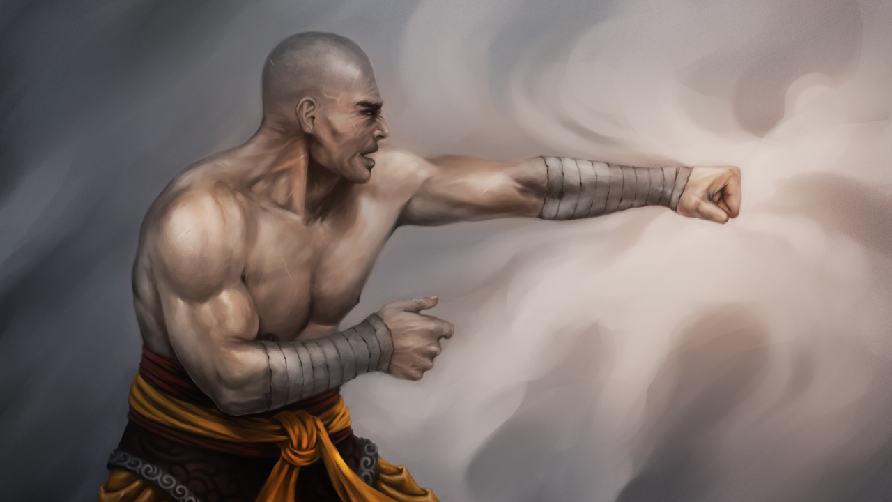 Warrior Monk by Lucas Torquato de Resende wallpaper 1280x720