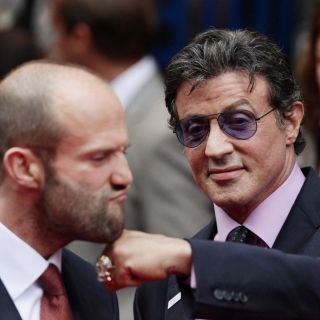 Jason Statham and Sylvester Stallone sfondi gratuiti per iPad Air